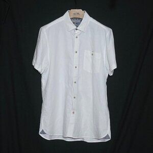 Ted Baker London Men's SS BF - White - Sz 3*